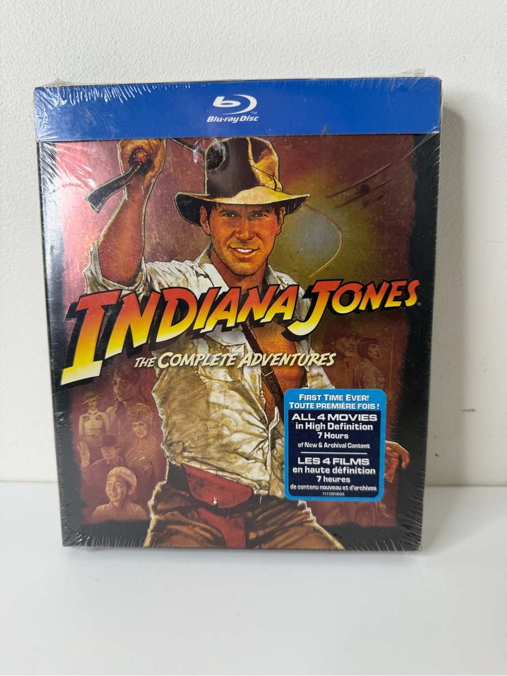 Indiana Jones: The Complete Adventures Blu-ray Box Set factory sealed. Nwt